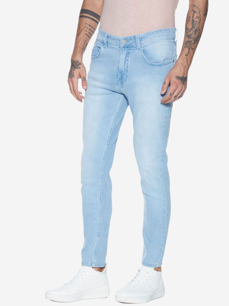 Nuon Light Blue Slim - Fit Mid - Rise Jeans