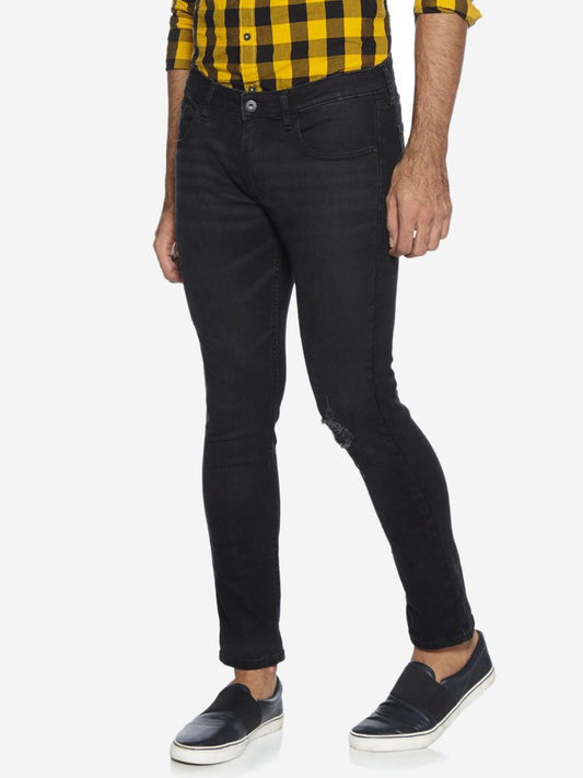 Nuon Black Slim - Fit Mid - Rise Jeans