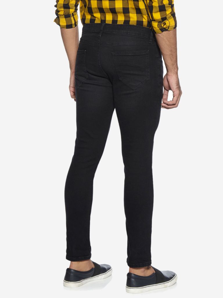 Nuon Black Slim - Fit Mid - Rise Jeans