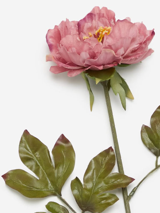 Westside Home Dusty Pink Artificial Small Peony Flower