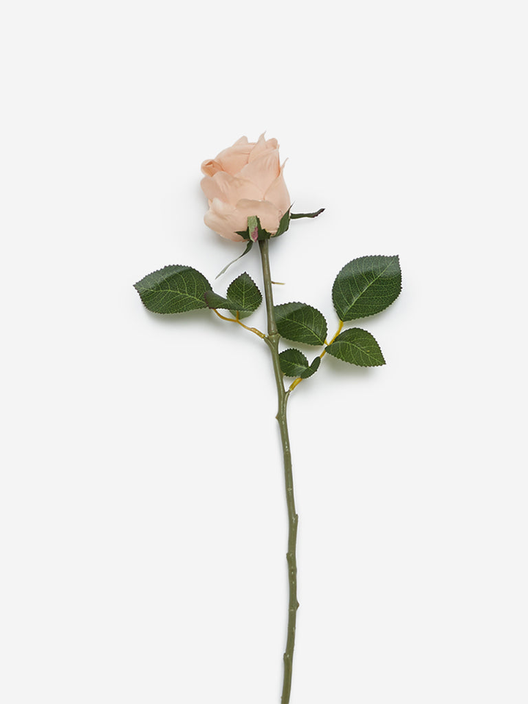 Westside Home Peach Artificial Rose Flower