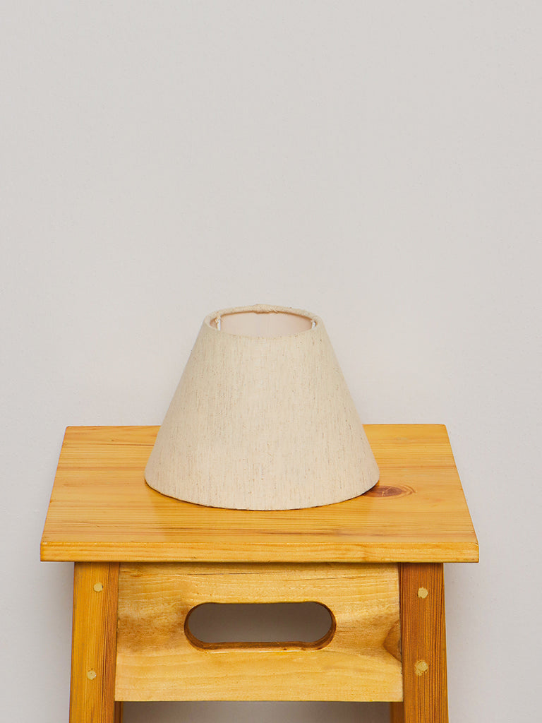 Westside Home Natural Wood Table Lamp, Shade & Bulb