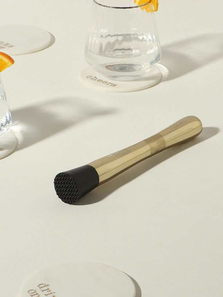 Westside Home Dull Gold Cocktail Muddler