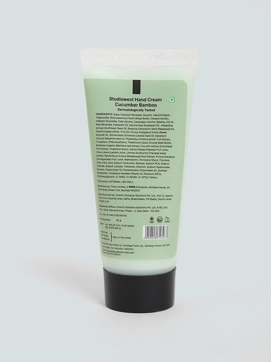 Studiowest Cucumber Bamboo Hand Cream - 30g