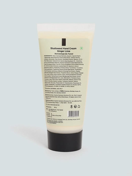 Studiowest Ginger Lime Hand Cream - 30g