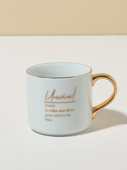 Westside Home Gold Printed Unwind Mug