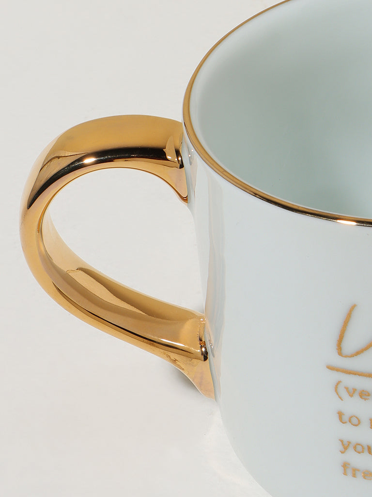 Westside Home Gold Printed Unwind Mug