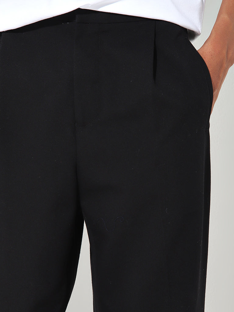 Ascot Black Relaxed Fit Chinos