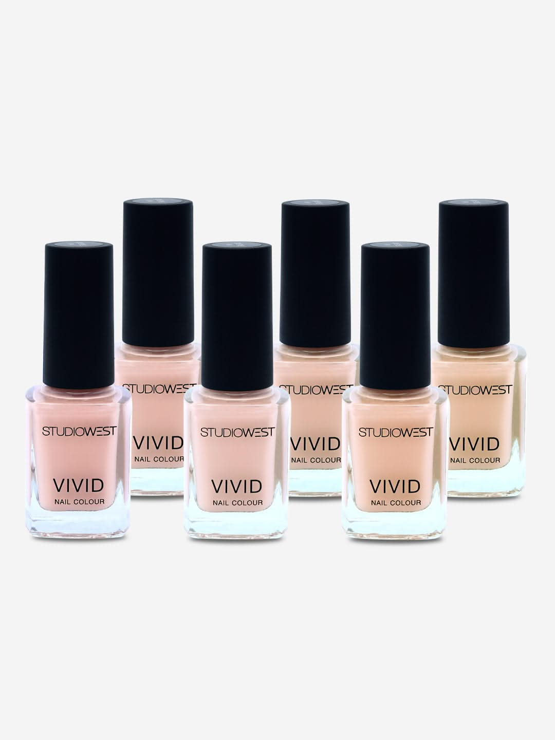 Studiowest Vivid Creme Nail Colour, Naked 01, 9 ml