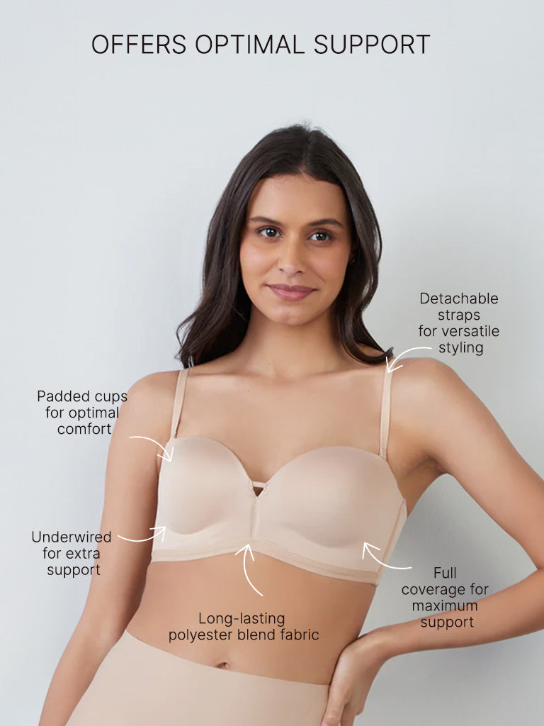 Wunderlove Beige Underwired Bra