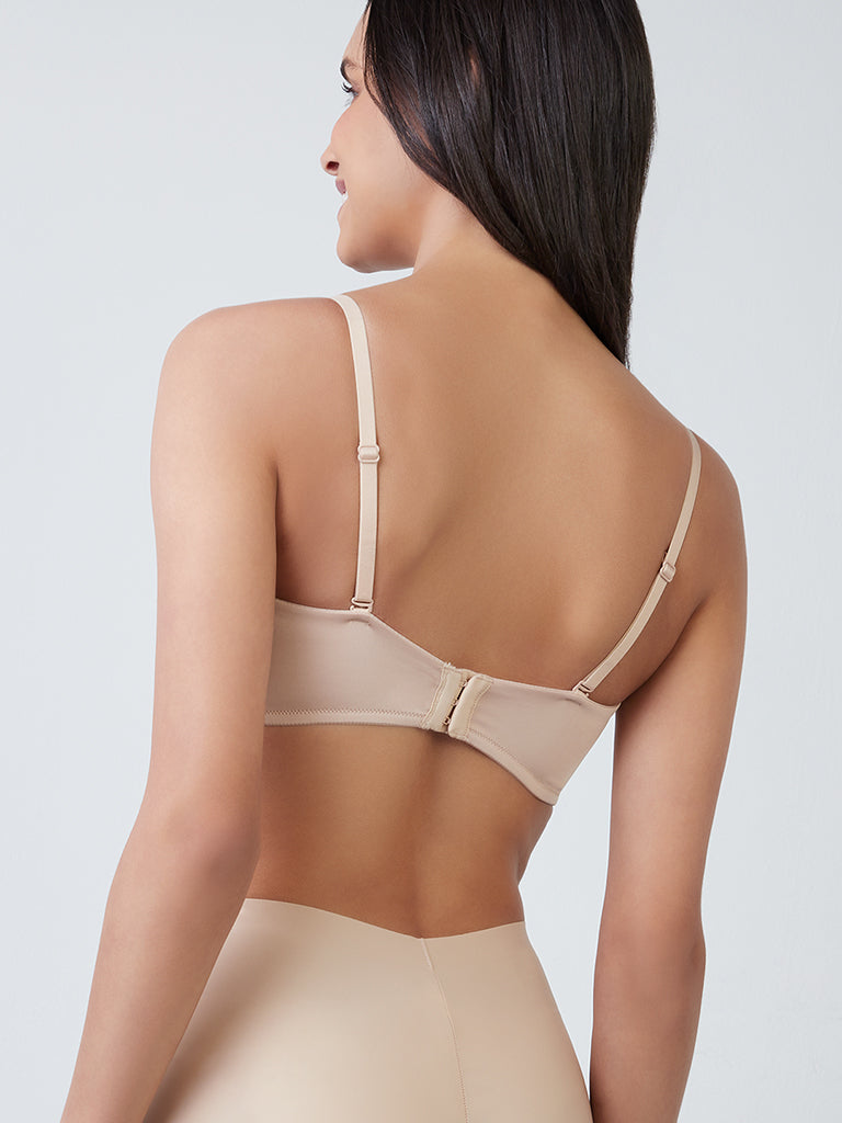 Wunderlove Beige Underwired Bra