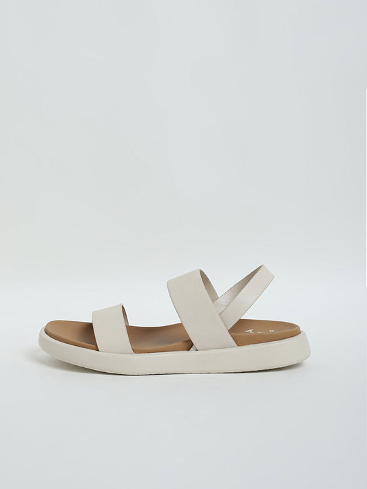 LUNA BLU Ivory Strappy Sandals