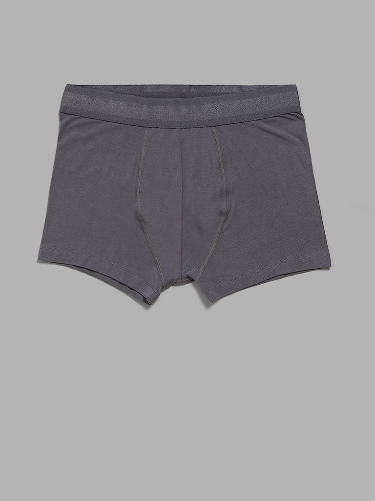 WES Lounge Grey & Green Trunks - Pack of 2