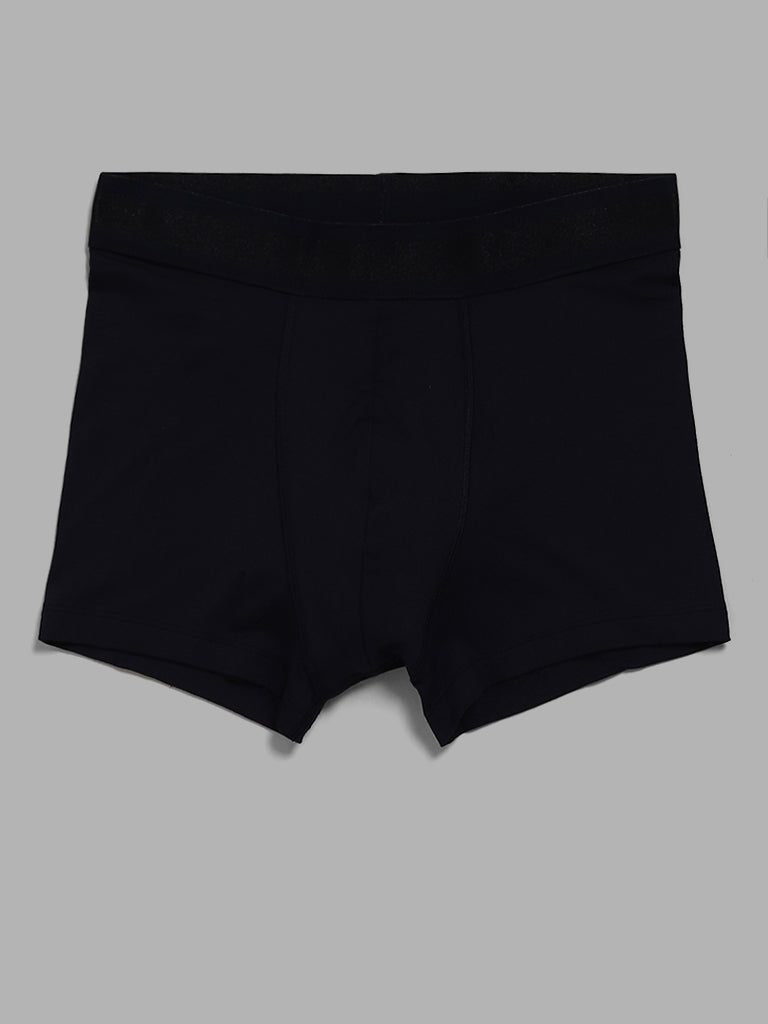 WES Lounge Powder Blue & Black Trunks - Pack of 2