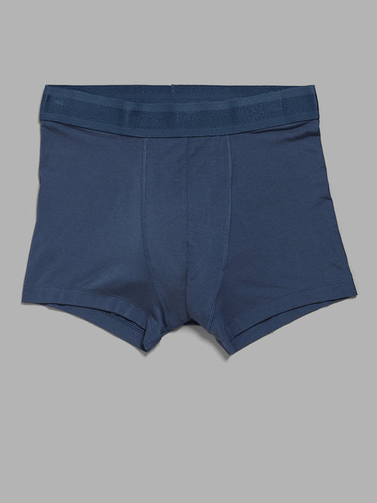 WES Lounge Powder Blue & Black Trunks - Pack of 2