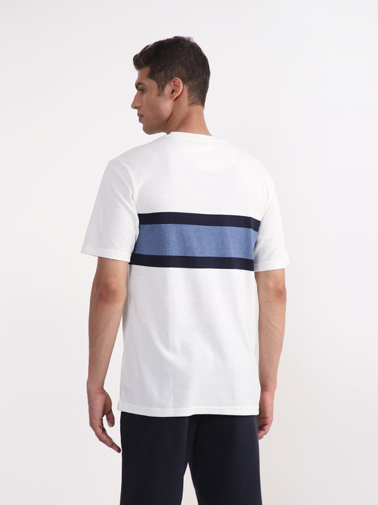 WES Lounge Off-White Relaxed-Fit T-Shirt