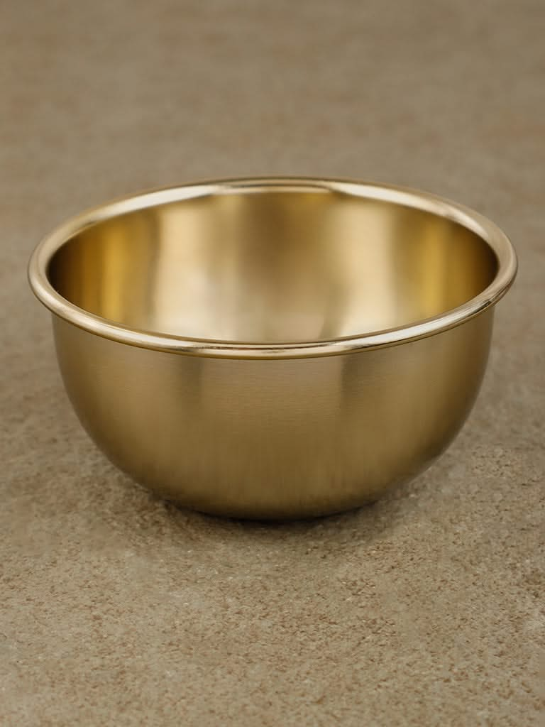 Westside Home Golden Stainless Steel Bowl - Large