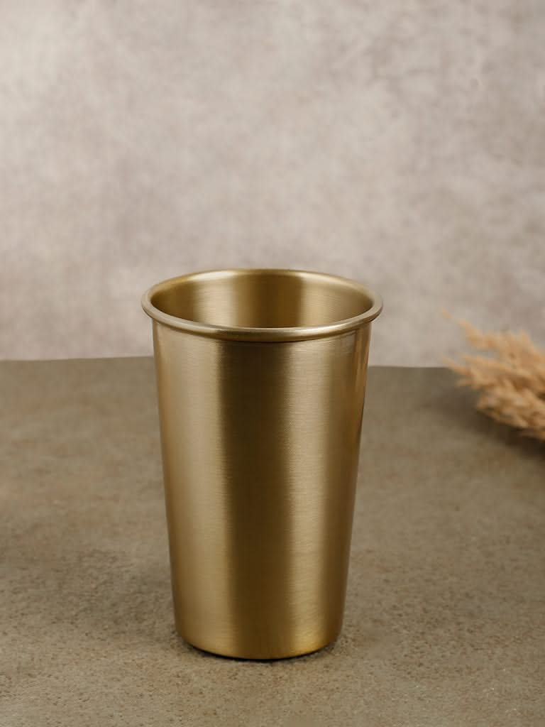 Westside Home Dull Gold Stainless Steel Tumbler