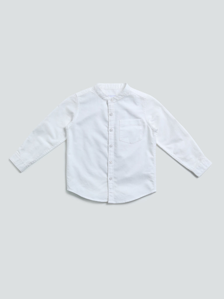 HOP Kids Plain White Shirt