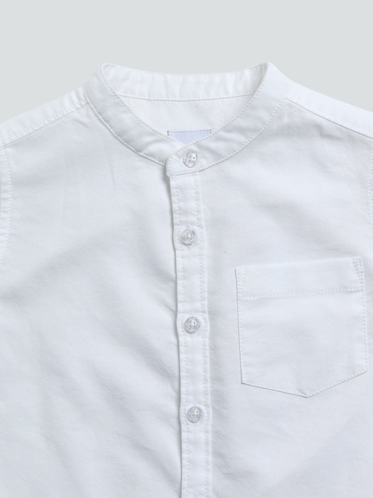 HOP Kids Plain White Shirt