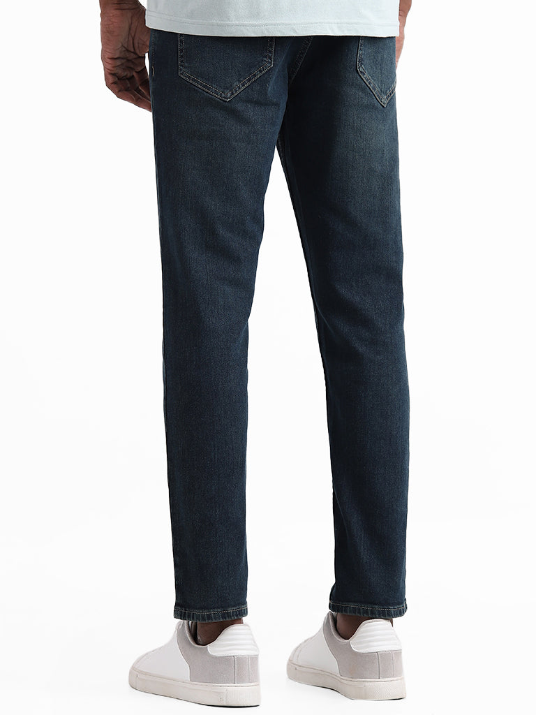 Nuon Blue Slim - Fit Mid - Rise Jeans