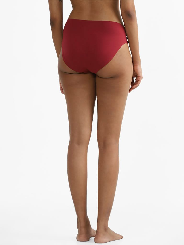 Wunderlove Burgundy Lace Brief