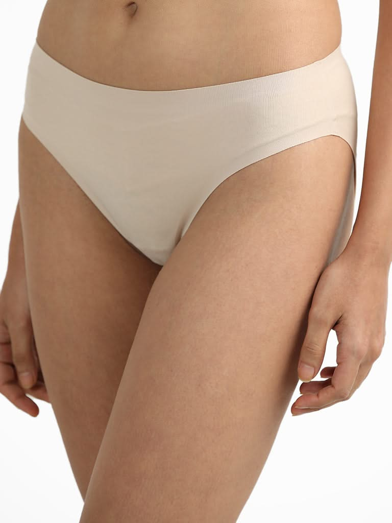 Wunderlove Invisible Nude Flock Brief