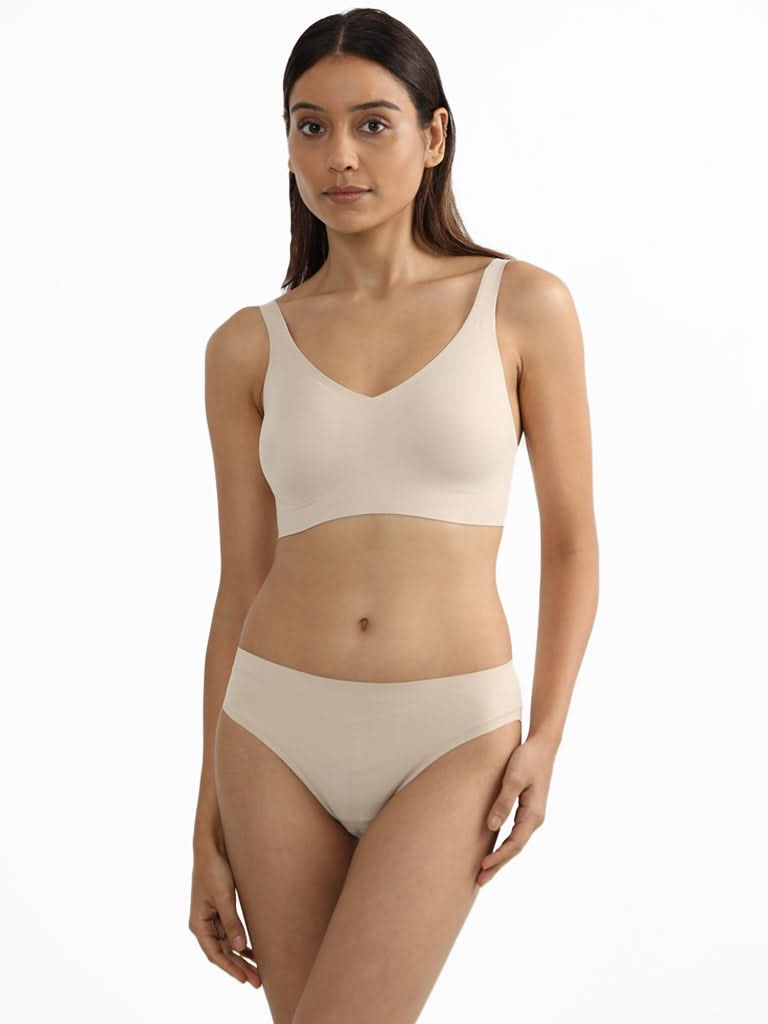 Wunderlove Invisible Nude Flock Brief