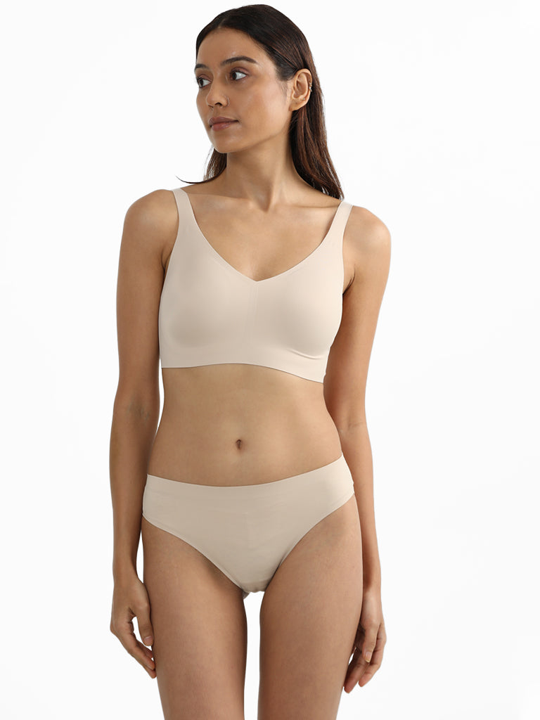 Wunderlove Nude Full Coverage Invisible Bra