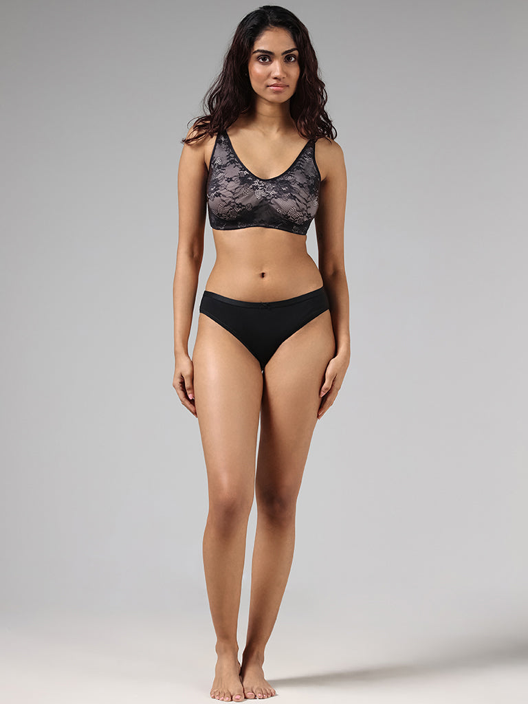 Wunderlove Black Lace Cradle Bra