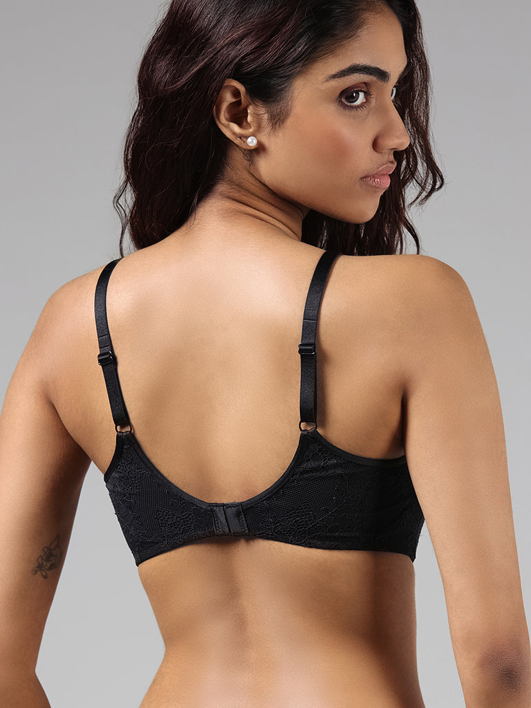 Wunderlove Black Lace Cradle Bra