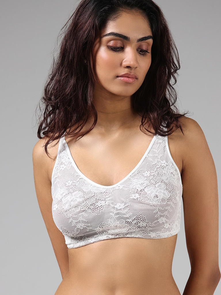 Wunderlove Ivory Lace Cradle Bra