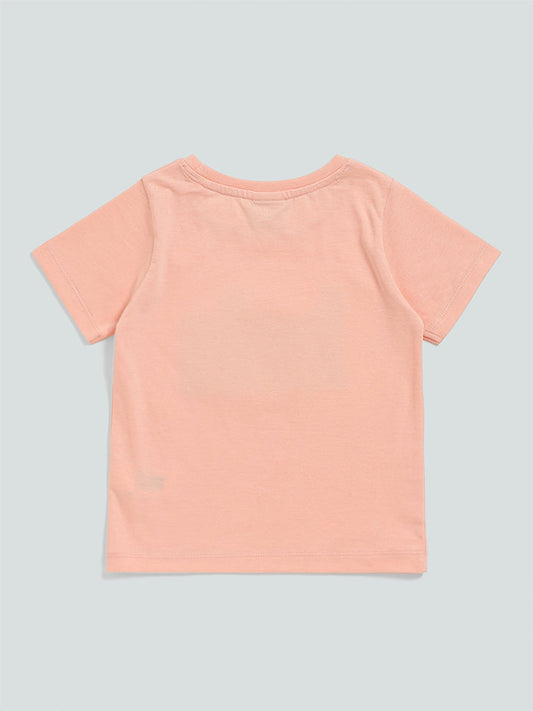 HOP Kids Peach Piper Typographic T-Shirt