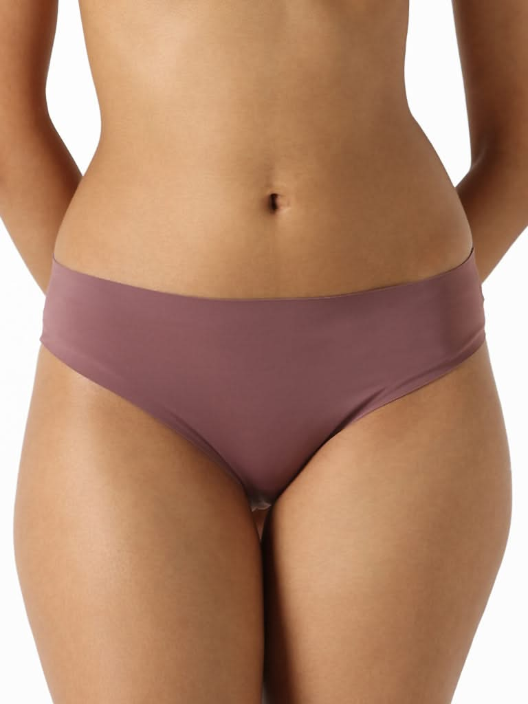 Wunderlove Rose Taupe Invisible  High-Leg Brief