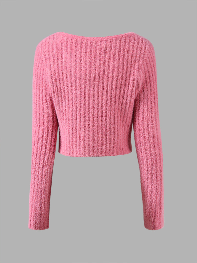 Nuon Pink Knitted Sweater