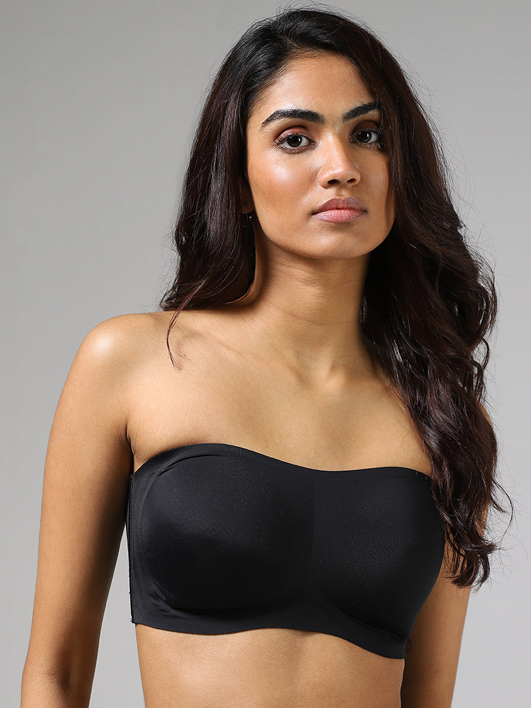 Wunderlove Strapless Black Bra