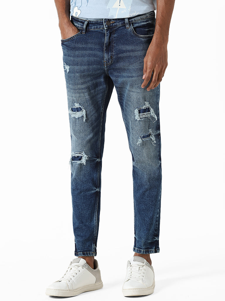 Nuon Mid Blue Straight - Fit Mid - Rise Jeans