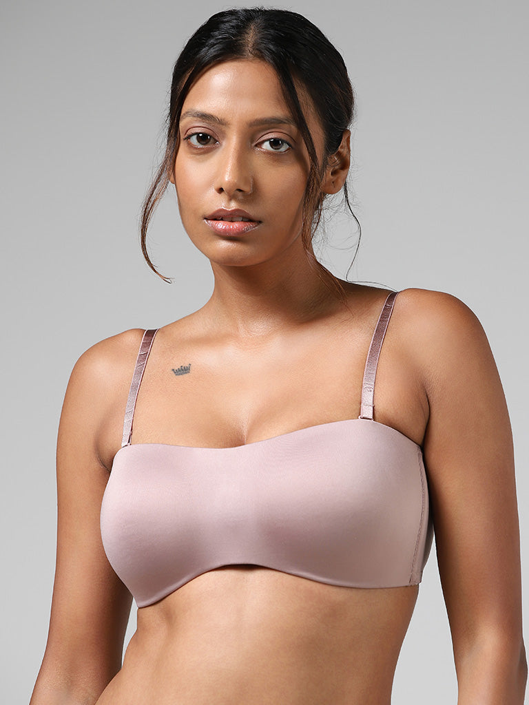 Wunderlove Light Brown Padded Seamless Bra