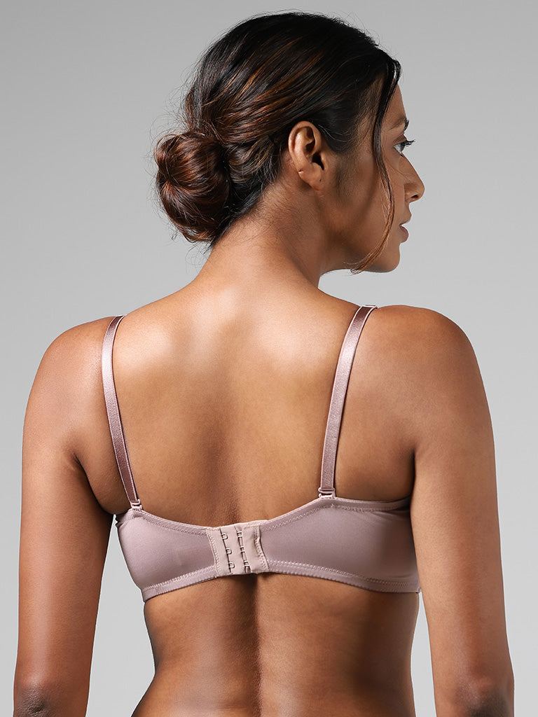 Wunderlove Light Brown Padded Seamless Bra