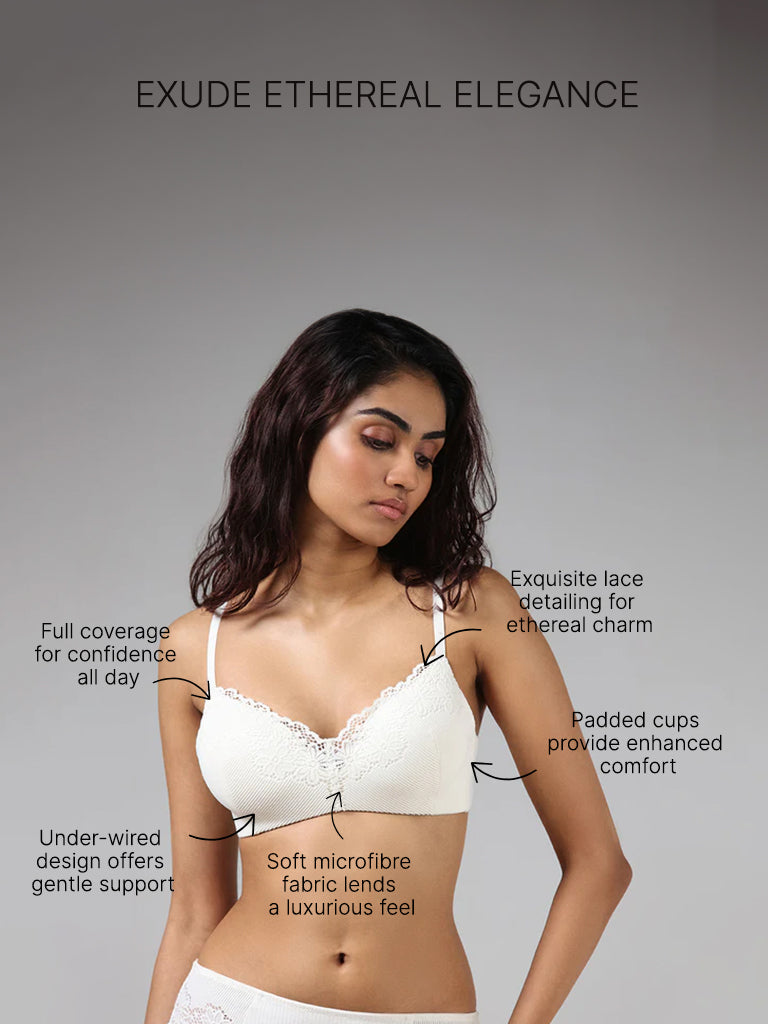 Wunderlove White Lace Bra