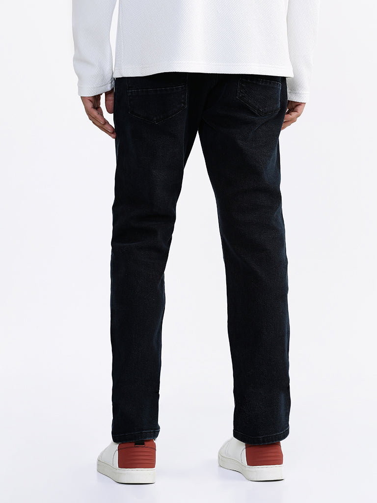 Ascot Black Relaxed - Fit Mid - Rise Jeans