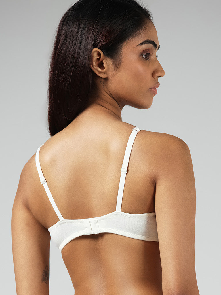 Wunderlove White Lace Insert Bra