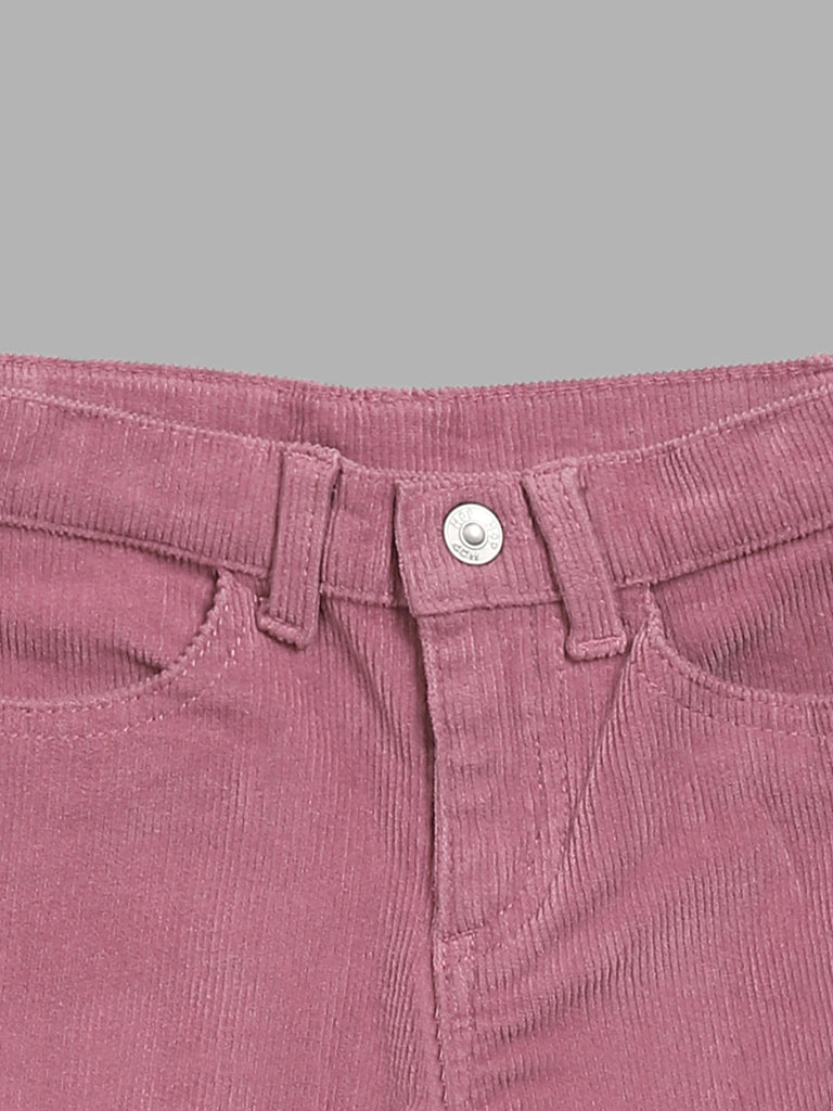 HOP Kids Dusty Pink Corduroy Trousers