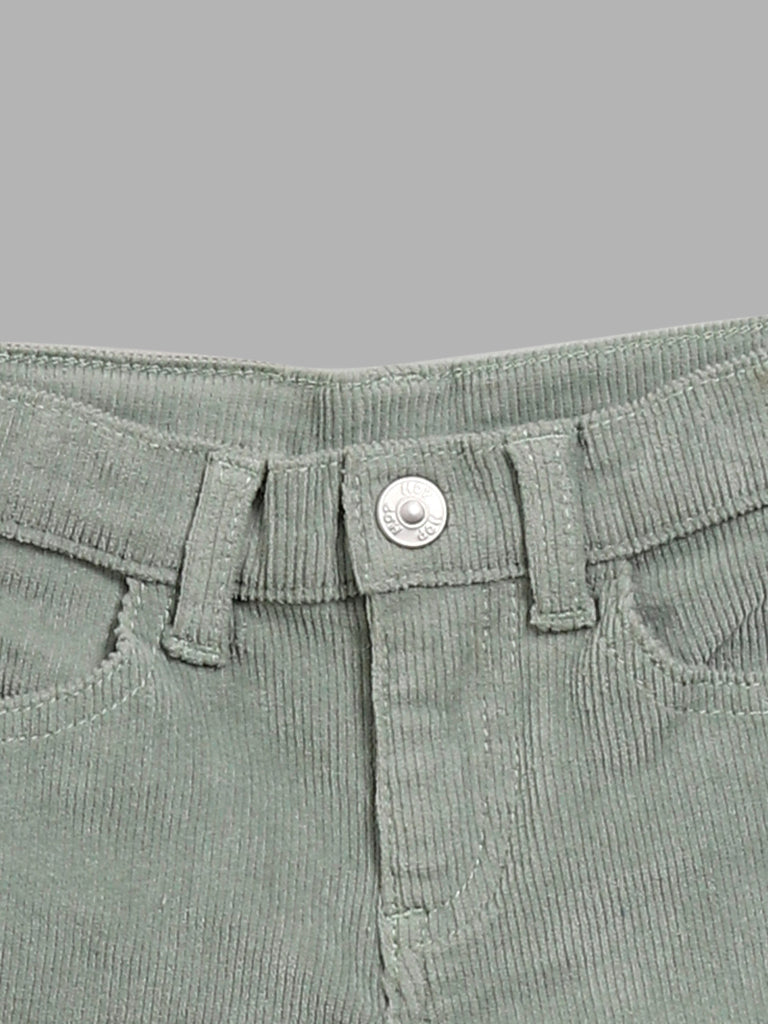 HOP Kids Sage Corduroy Trousers