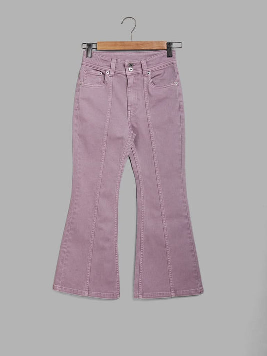 Y&F Kids Lilac Relaxed - Fit Mid - Rise Jeans