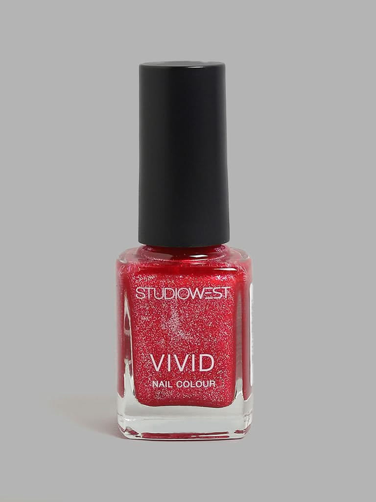 Studiowest Dark Pink Vivid Nail Color Glitter DP-51 - 9ml