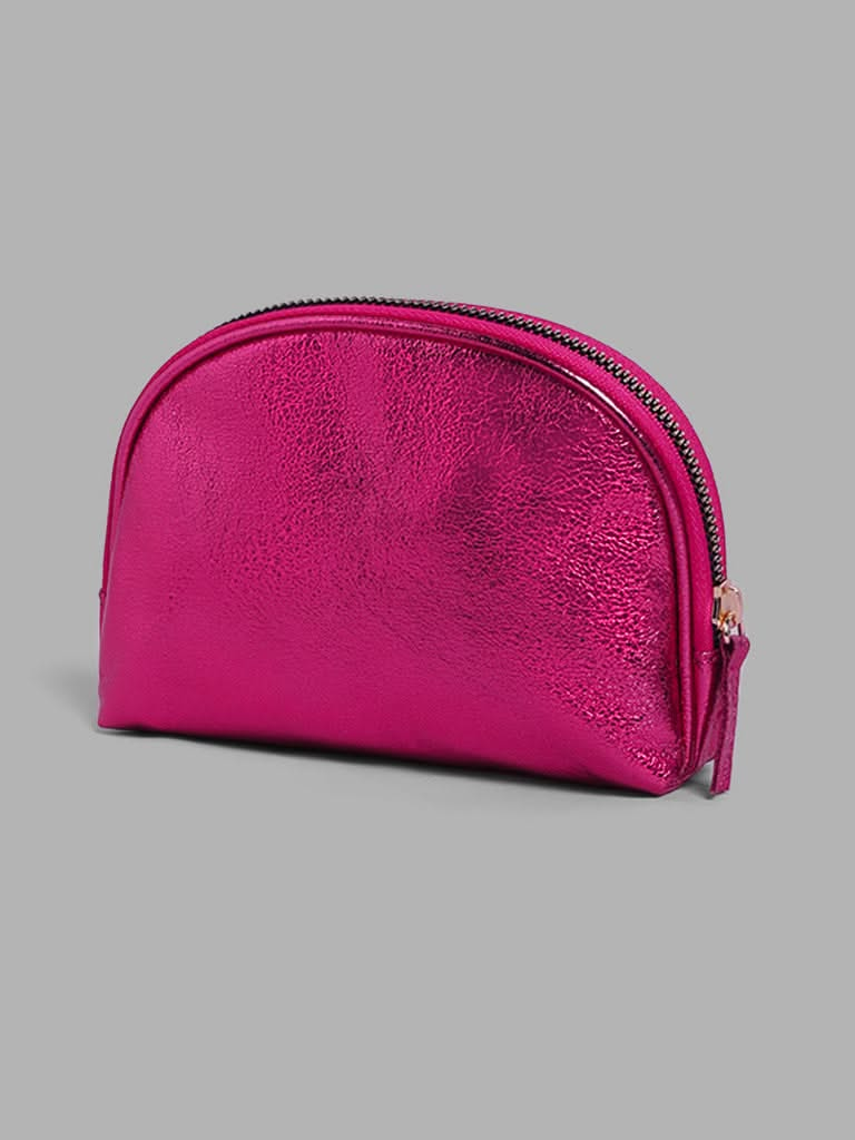 Studiowest Metallic Dark Pink Pouch