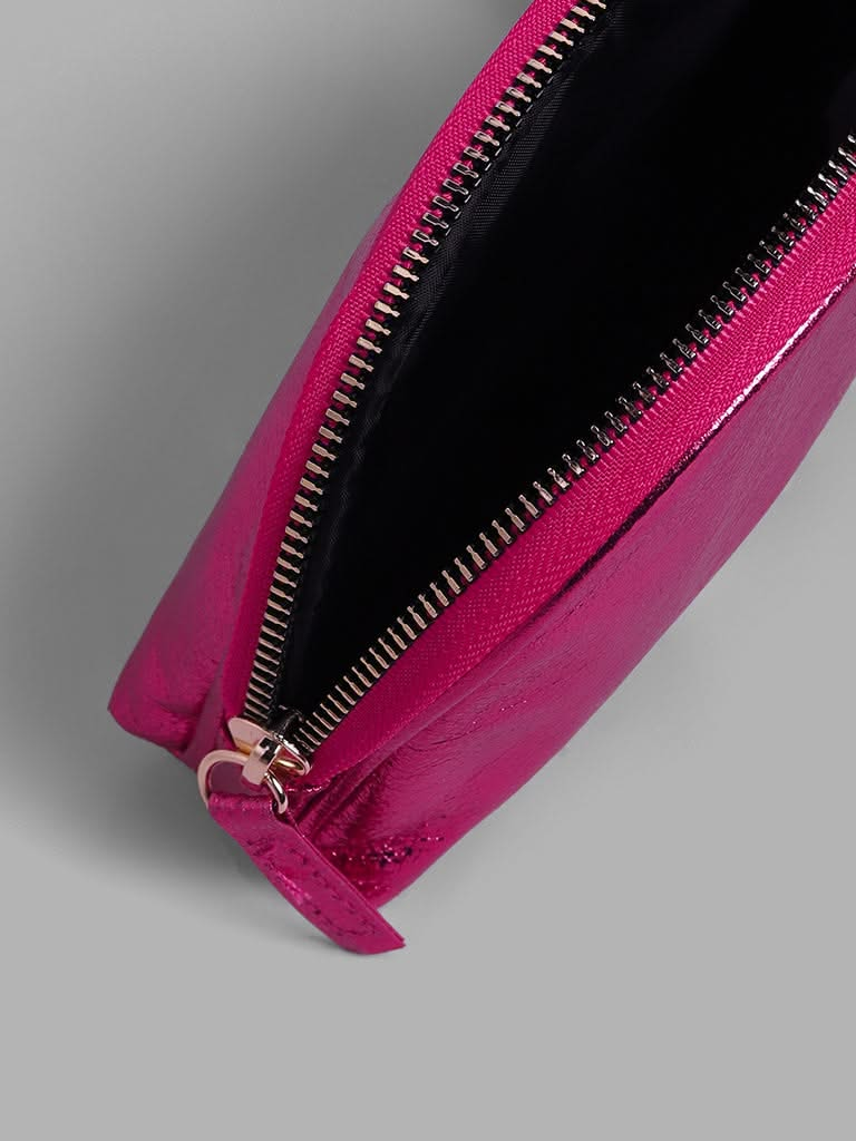 Studiowest Metallic Dark Pink Pouch