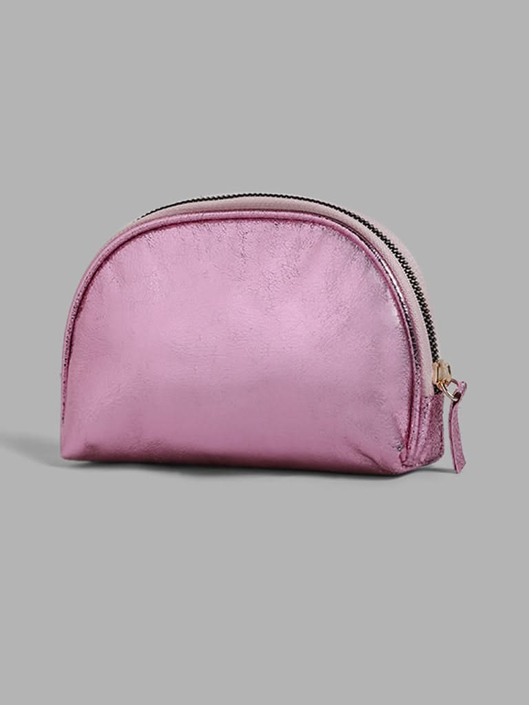 Studiowest Metallic Light Pink Pouch