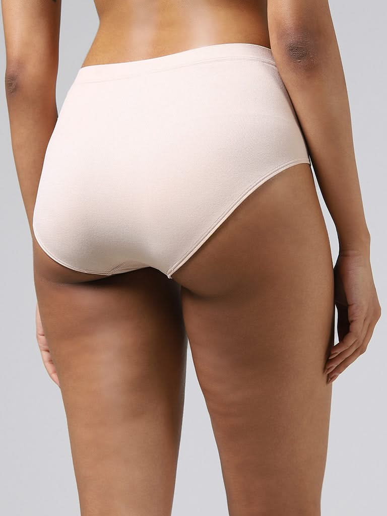 Wunderlove Solid Cream Seamless Full Brief